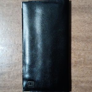 NWOT DUNHILL LONG LEATHER BIFOLD WALLET/ PURSE